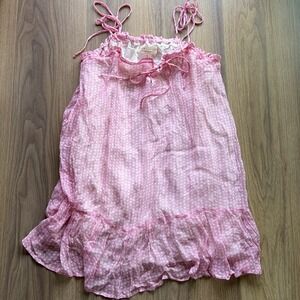 Saltwater Luxe New With Tags Chiffon Tank Dress Pink Size Small NWOT